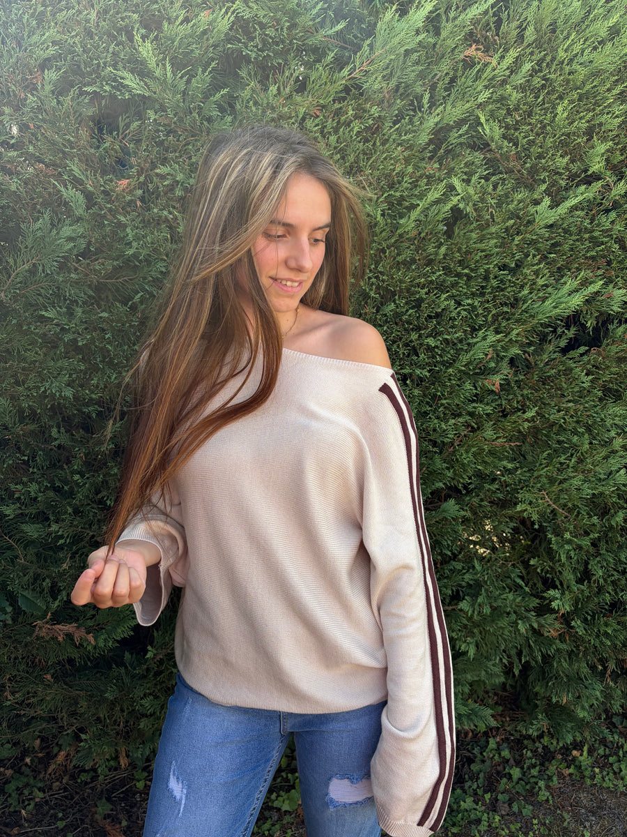 Pull Adi beige