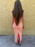 Robe bustier Alessia orange