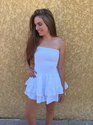 Combishort Lena blanc