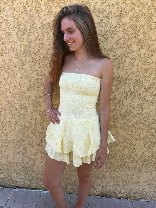 Combishort Lena jaune