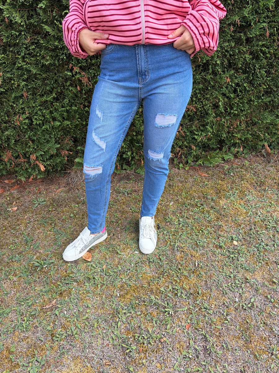 Jean mom/slim