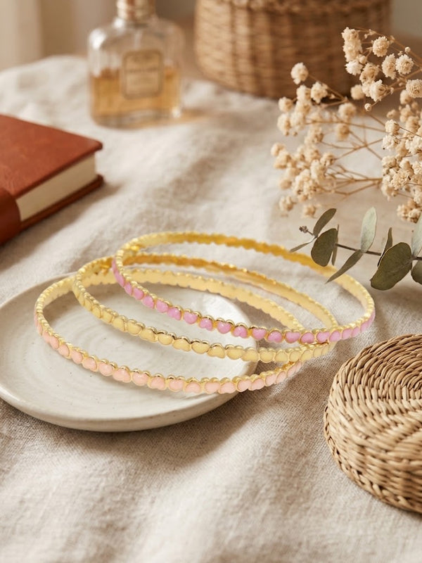 Bracelets joncs coeurs