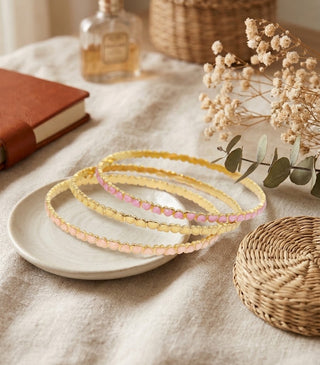 Bracelets joncs coeurs